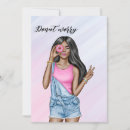 Recherche de pink and blue invitations Rose