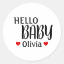 Recherche de nom de bébé autocollants Coeur