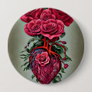 Suche nach herz kunst buttons Blume