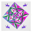 Recherche de motif triangulaire posters Coloré