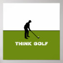 Recherche de joueur de golf posters Vert foncé