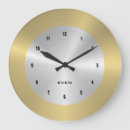 Suche nach silber wanduhren Metallic