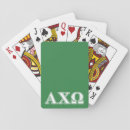 Suche nach buchstaben spielkarten alpha chi omega logo