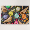 Suche nach der eiscreme puzzle Dessert
