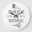 Recherche de aiguille et fil horloges Point de croisement