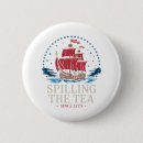 Recherche de thé américain badges Boston tea party