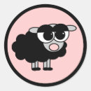 Recherche de moutons noirs autocollants Mignon