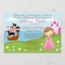 Recherche de princesse pirate invitations Parti