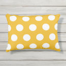 Recherche de pois jaune coussins Coloré