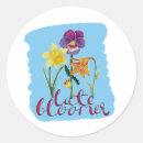 Recherche de fleurs de pensée autocollants Printemps