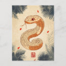Suche nach jahr der schlange postkarten Chinesischer zodiac