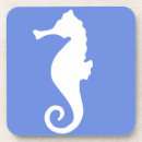 Recherche de seahorse dessous de verres Bleu