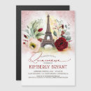 Recherche de paris quinceanera invitations Rouge