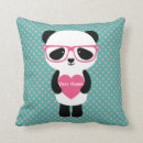 Recherche de panda de coussins Girly