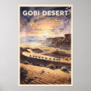 Recherche de mongolie posters Désert de gobi