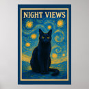 Suche nach black night poster Schwarzkatze