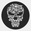 Recherche de crane tribal autocollants Squelette