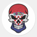 Recherche de fierté croate autocollants Drapeau de la croatie
