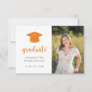 Recherche de orange graduation invitations Simple