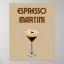 Recherche de vintage cocktails poster Martini