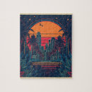Recherche de rétro puzzles Illustration