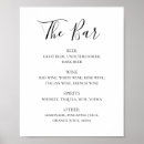 Recherche de noir et blanc mariage menus Boissons