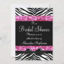 Recherche de douche nuptiale de zèbre invitations Tendance
