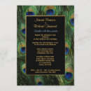 Suche nach peacock feather wedding einladungen Grün