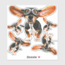 Suche nach basset hound aufkleber Lustig