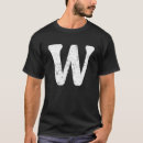 Recherche de monogramme w tshirts Alphabet