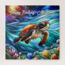 Recherche de tortue mignonne puzzles Océan