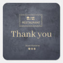 Recherche de restaurant autocollants Logo