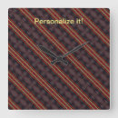 Recherche de rouge foncé horloges Moderne