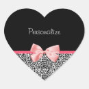 Recherche de coeur léopard autocollants Mignon