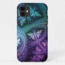 Recherche de pourpre conceptions iphone coques Bleu