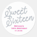 Recherche de sweet 16 autocollants Anniversaire