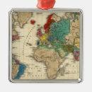Recherche de carte monde ornements Montré