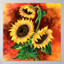 Recherche de belle peinture posters Tournesol