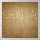 Recherche de hieroglyphe posters Vintage