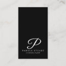 Suche nach monogramm visitenkarten Schwarz