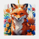 Recherche de renard ornements Floral