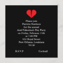 Suche nach gebrochenes herz einladungen Rot