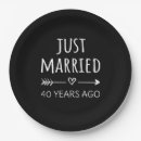 Suche nach 40 hochzeitstag teller Paar