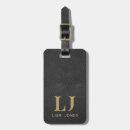 Suche nach schwarzes leder gepäckanhänger Monogramm