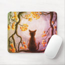 Recherche de pleine lune tapis souris Peinture acrylique