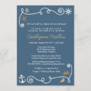 Recherche de bleu nautique invitations Bébé