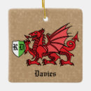 Recherche de dragon rouge ornements Baleines