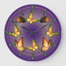 Suche nach lila schmetterlinge wanduhren Grün
