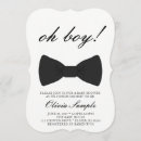 Recherche de bowtie baby shower invitations Noir