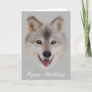 Recherche de loup vœux cartes Cuiller
